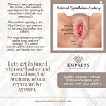 Empress Organics - What is Vaginal Discharge? Vaginal discharge comes from  glands inside your vagina and cervix. These glands produce small amounts of  fluid also known as vaginal secretions. The fluid flows