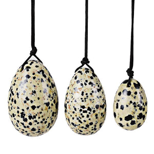 Dalmatian Jasper Yoni Eggs