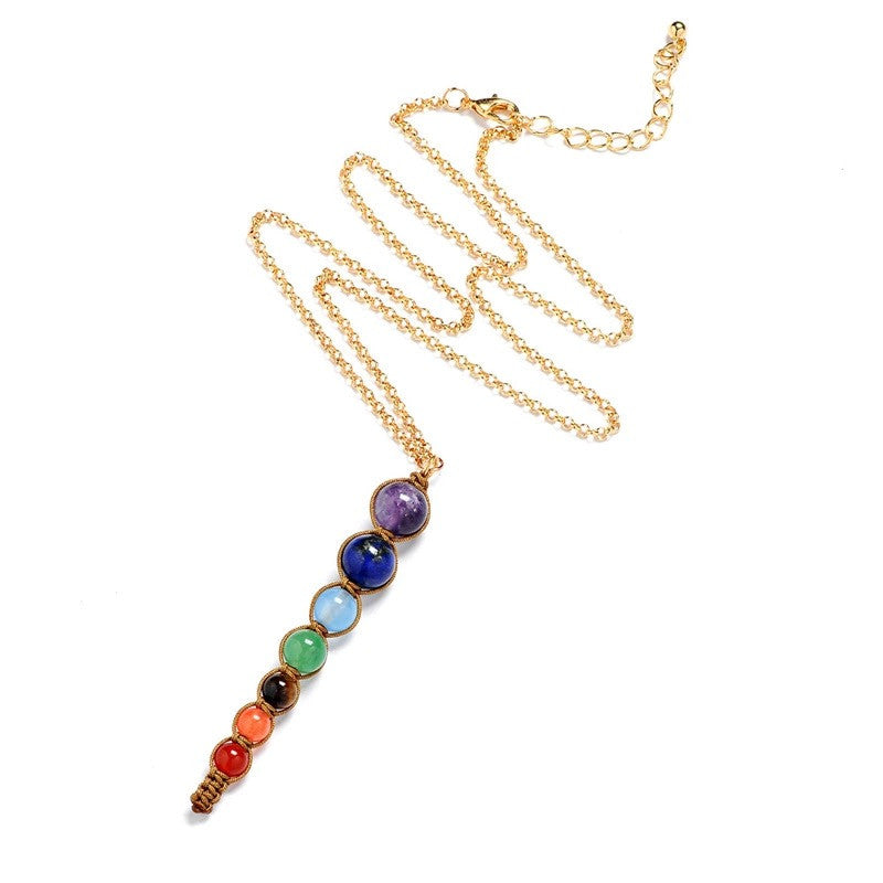 
            
                Load image into Gallery viewer, Chakra Gemstone Necklace
            
        