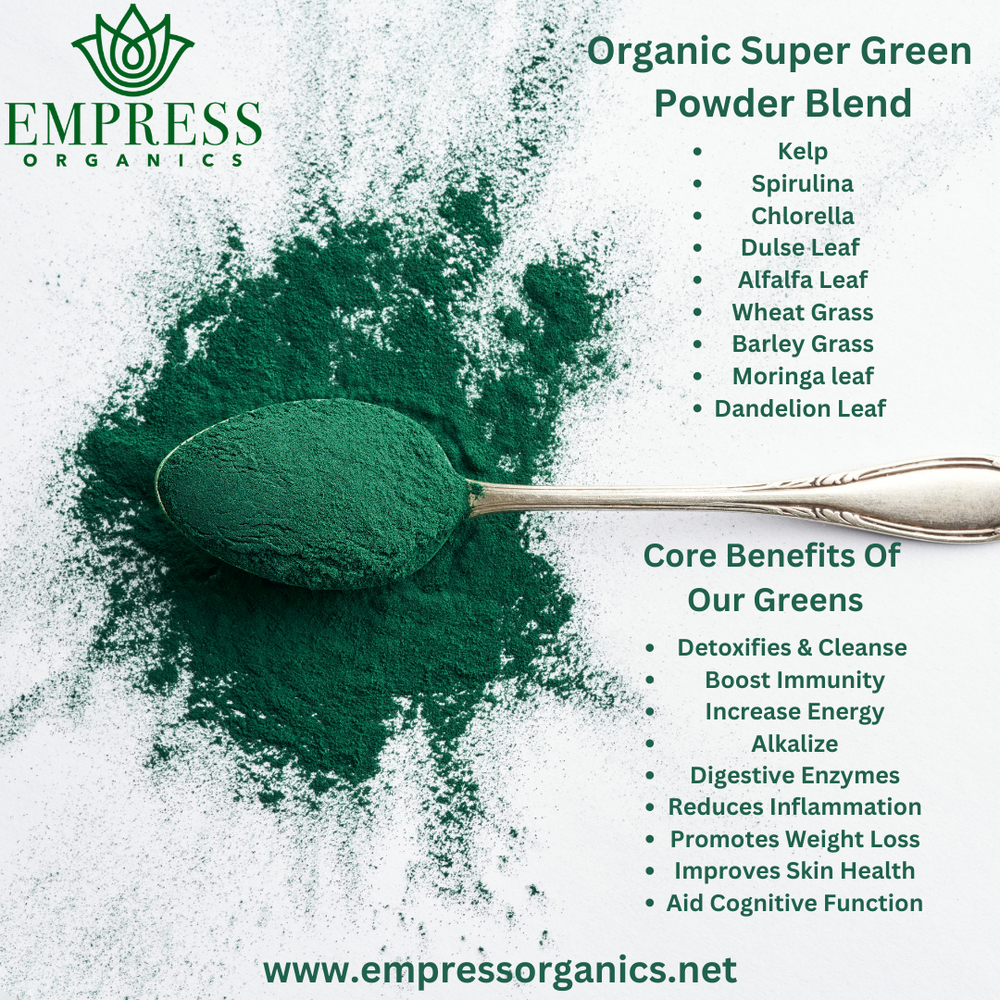 
            
                Load image into Gallery viewer, Organic Super Green Powder Blend
            
        